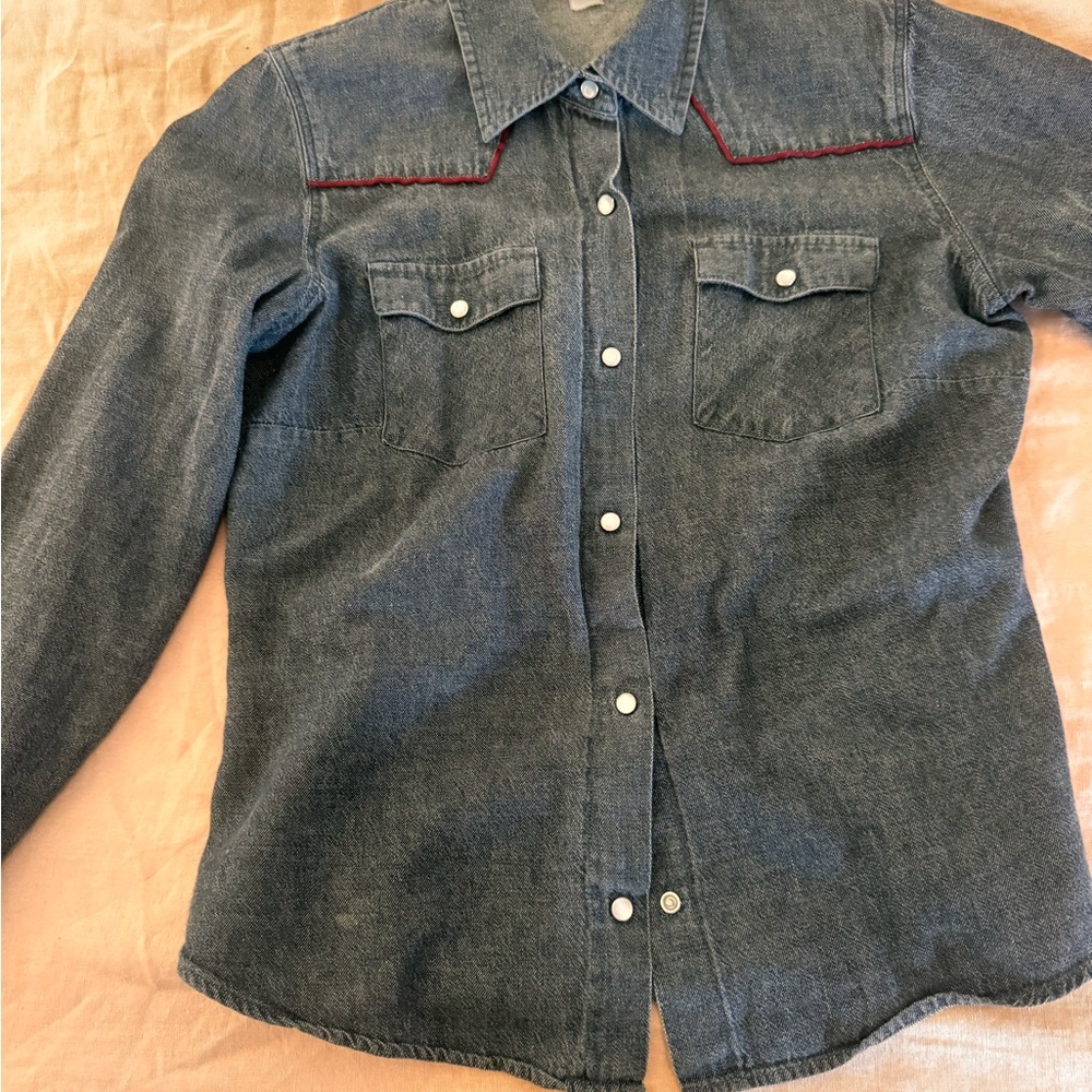 Banana Republic Blue Cotton Shirt